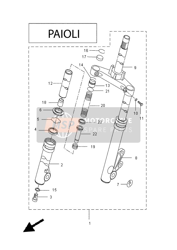 Front Fork (PAIOLI)